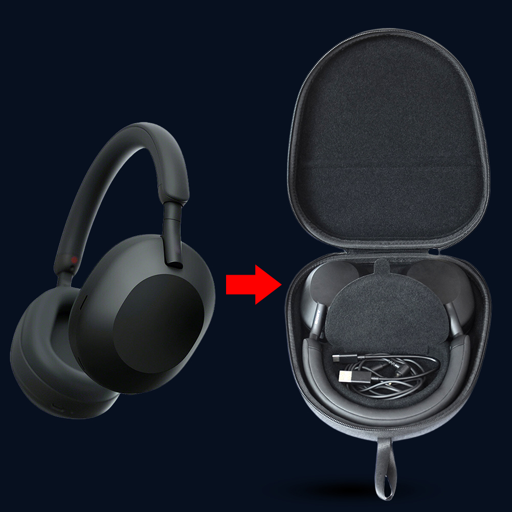 Protective Hard Case EVA Hard  - Headphone Case Hard recension och pris