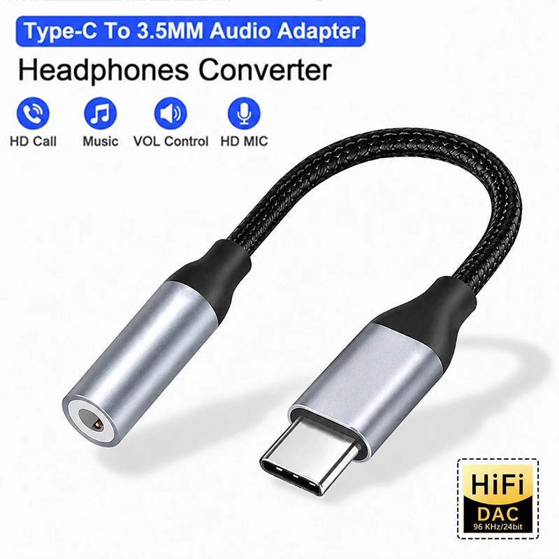 USB C Headphone Jack Adapter S - Audiophile Headphone Wired recension och pris